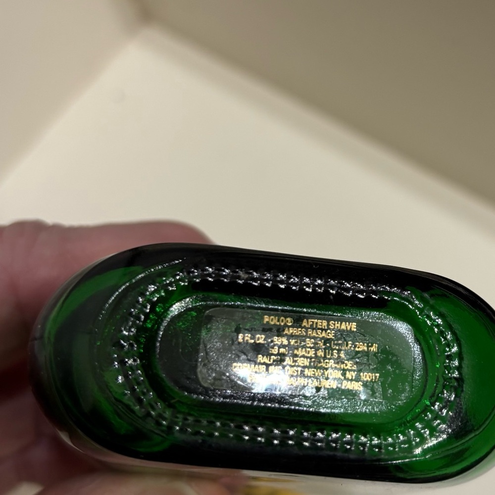 Vintage 1978 Ralph Lauren POLO Green Bottle After shave USA EMPTY - Picture 7 of 7